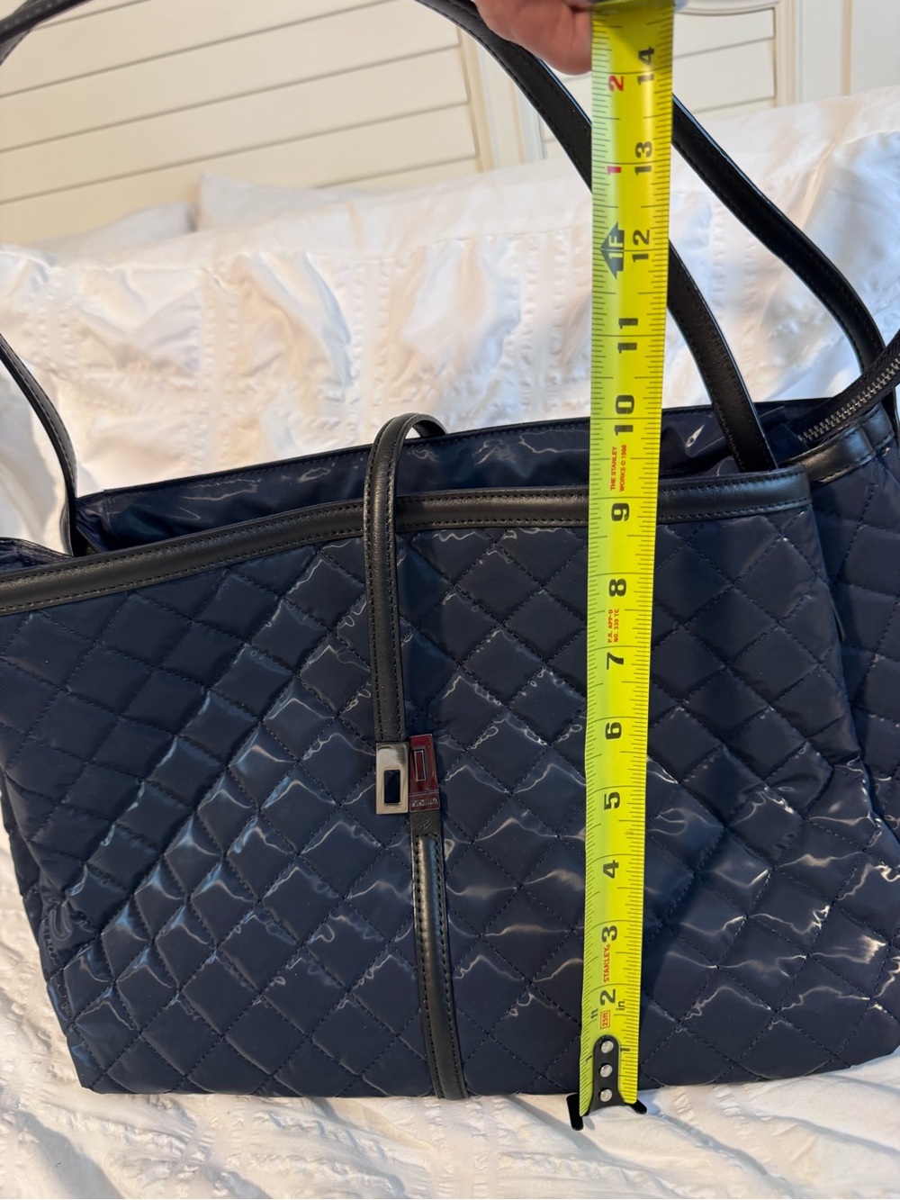 MZ Wallace Astor East West Tote in Midnight Ink - Picture 8 of 12